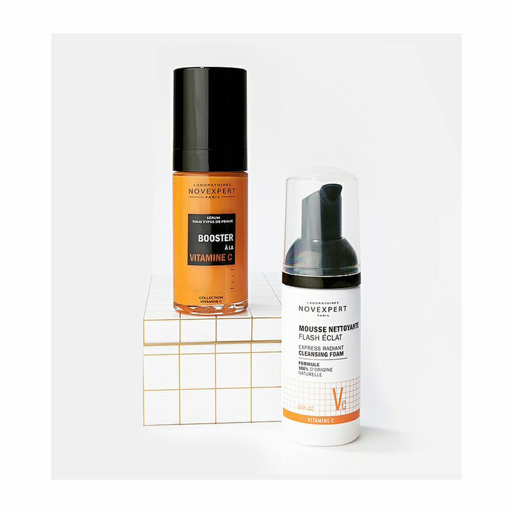 نوف اكسبيرت بوستر فيتامين سي ايفيكت بيوتي سيروم بشرة 30مل + منظف 40مل