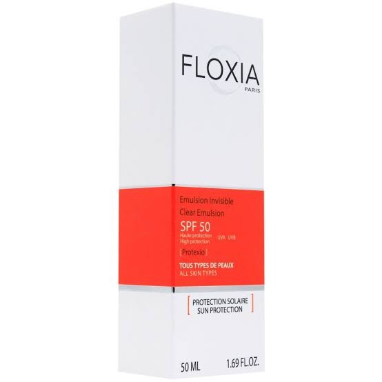 فلوكسيا كلير مستحلب Spf50 حماية عالية لجميع أنواع البشرة 50مل