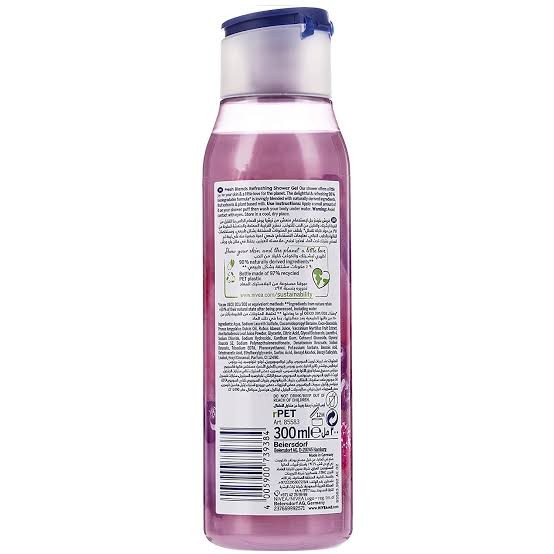 نيفيا جل استحمام للجسم فريش بليندز بخلاصة توت العليق والتوت البري وزيت اللوز 300مل