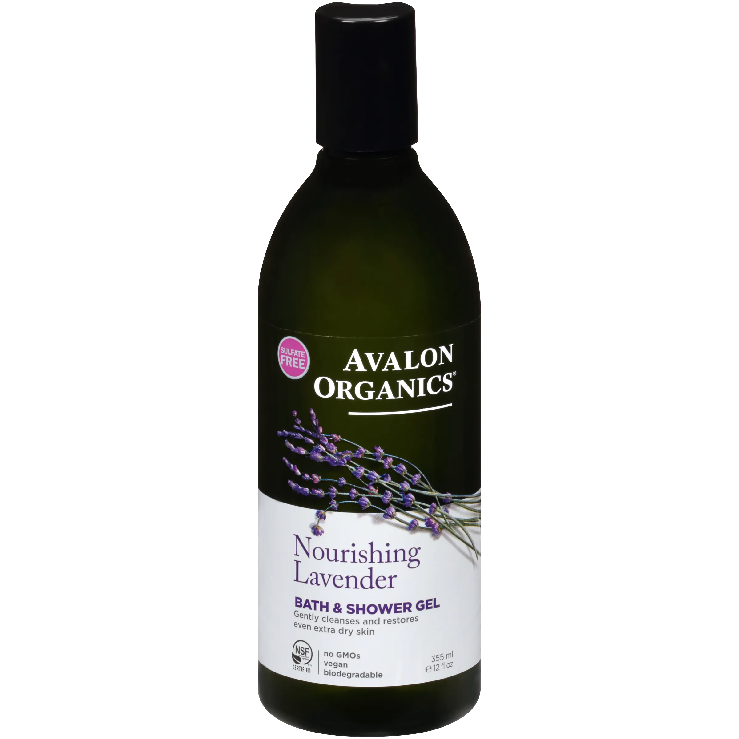 اڤالون أورجانيكس جل الاستحمام باللافندر 355مل