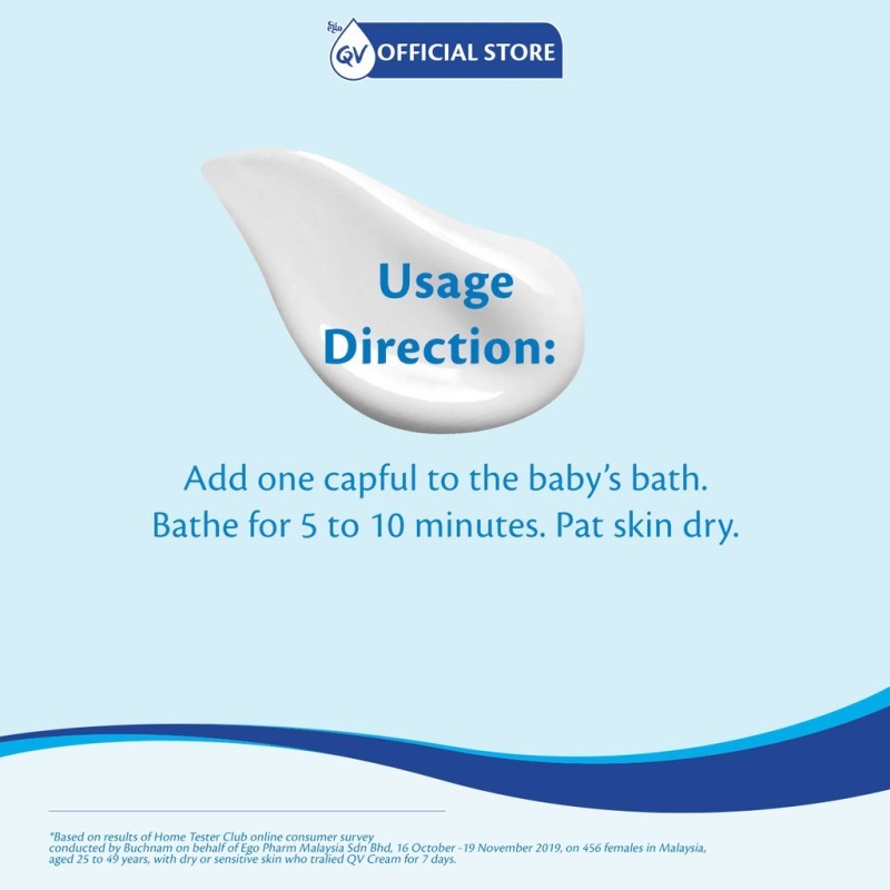 كيو في زيت استحمام للأطفال 250مل