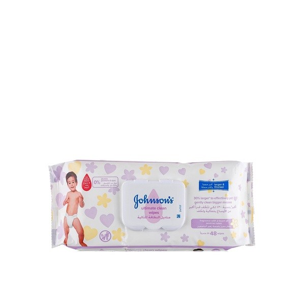 جونسون مناديل مبللة النظافة المثالية 48قطعة