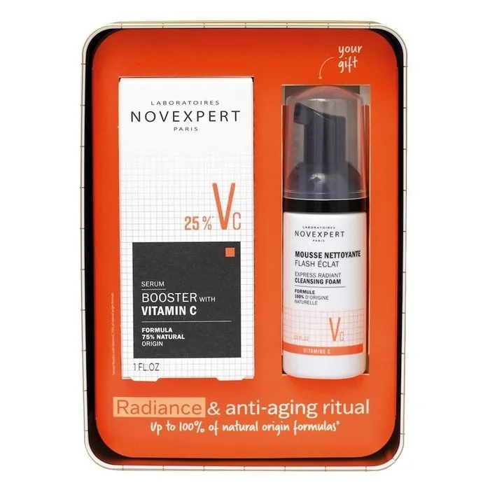 نوف اكسبيرت بوستر فيتامين سي ايفيكت بيوتي سيروم بشرة 30مل + منظف 40مل