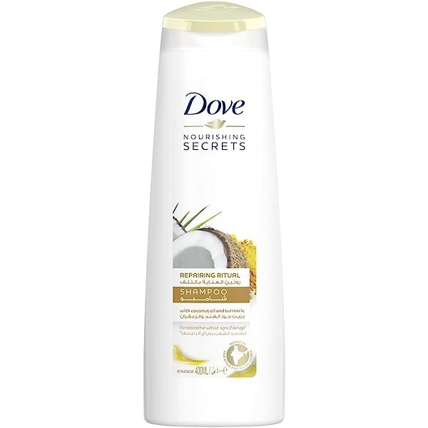 دوف أسرار التغذية شامبو إصلاح الشعر بزيت جوز الهند 400مل