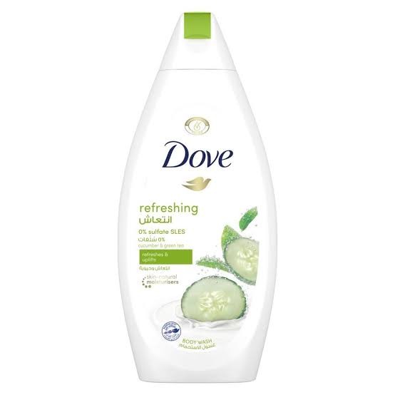 دوف غسول الجسم المنعش بالخيار والشاي الأخضر 750مل